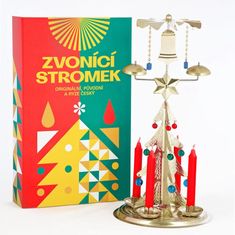 Decor By Glassor  Anjelské zvonenie stromček