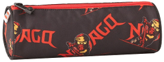 LEGO Bags Ninjago Red - puzdro na ceruzky guľaté