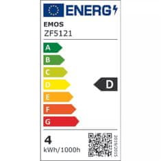 EMOS LED žiarovka ZF5121 LED žárovka Filament A60 3,4W E27 neutrální bílá