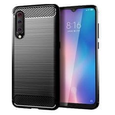 IZMAEL Carbon Shield TPU puzdro pre Xiaomi Mi A3 - Čierna KP19360