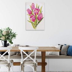 Malujsi Maľovanie podľa čísel - Puget tulipánov - 80x120 cm, bez dreveného rámu