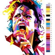 Malujsi Maľovanie podľa čísel - Michael Jackson 04 - 80x120 cm, bez dreveného rámu