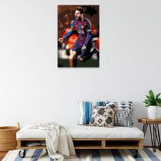 Malujsi Maľovanie podľa čísel - Messi 02 - 40x60 cm, plátno vypnuté na rám