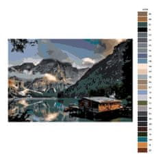Malujsi Maľovanie podľa čísel - Jeseň v horách - 120x80 cm, bez dreveného rámu
