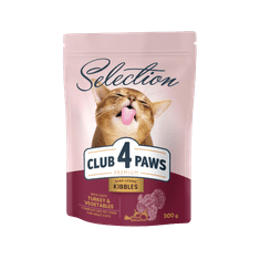 Club4Paws Premium pre dospelé mačky s morkou a zeleninou 300 g