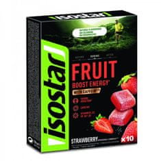 Isostar želé HIGH ENERGY FRUIT BOOST jahoda 10x10g