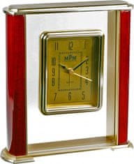 MPM QUALITY Stolové hodiny, 2837.55 - gaštan, 17cm