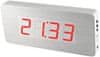 Digitálny LED budík/ hodiny s dátumom a teplomerom 3672.00, red led, 25cm