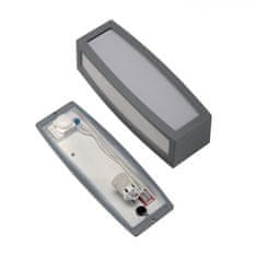 SLV BIG WHITE MERIDIAN BOX, vonkajšie nástenné svietidlo, TC- (D, H, T, Q) SE, antracit, max. 20 W, so senzorom 230085