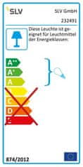 SLV BIG WHITE BOX-L, vonkajšie nástenné svietidlo, TC- (D, H, T, Q) SE, IP44, hranaté, biele, max. 18 W 232491