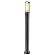 SLV BIG WHITE BIG NAILS 80, vonkajšie stojaca lampa, TC- (D, H, T, Q) SE, IP44, nerezová oceľ 304, pr./V 6,5 / 81 cm, max. 15 W 229172