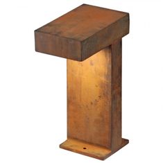 SLV BIG WHITE RUSTY PATHLIGHT, vonkajšie stojaca lampa, úsporná žiarovka GX53, IP44, hrdzavé železo, max. 9 W 230090