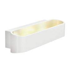 SLV BIG WHITE ASSO 300, nástenné svietidlo, LED, 3000K, oválne, biele, D / Š / V 30 / 9,5 / 7 cm 151271