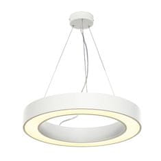 SLV BIG WHITE MEDO RING 60, závesné svietidlo, LED, biele, priemer. 60 cm, vr. ovládače LED 133841