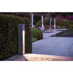 SLV BIG WHITE ARROCK STONE, vonkajšie stojaca lampa, LED, 3000K, hranatá, šedý kameň, D / Š / V 12/12/75 cm, max. 6 W 231371