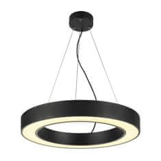 SLV BIG WHITE MEDO RING 60, závesné svietidlo, LED, čierne, priemer. 60 cm, vr. ovládače LED 133840