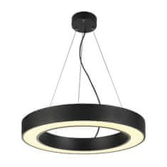 SLV BIG WHITE MEDO RING 60, závesné svietidlo, LED, čierne, priemer. 60 cm, vr. ovládače LED 133840