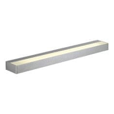 SLV BIG WHITE SEDO 14, nástenné svietidlo, LED, 3000K, hranaté, kartáčovaný Al, satinované sklo, D / Š / V 59,5 / 8,5 / 4 cm, 17 W 151786