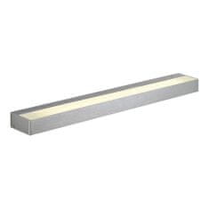 SLV BIG WHITE SEDO 14, nástenné svietidlo, LED, 3000K, hranaté, kartáčovaný Al, satinované sklo, D / Š / V 59,5 / 8,5 / 4 cm, 17 W 151786