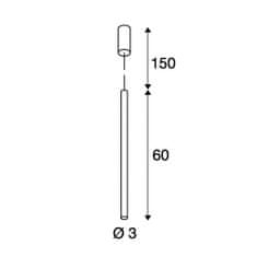 SLV VÝPREDAJ VZORKY BIG WHITE HELIA 30, závesné svietidlo, LED, 3000K, okrúhle, biele, 7,5 W 152361