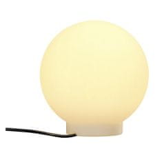 SLV BIG WHITE ROTOBALL FLOOR 25, vonkajšie stojaca lampa, TC- (D, H, T, Q) SE, IP44, guľa, biela, priemer. 25 cm, max. 24 W 227219