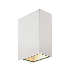 SLV BIG WHITE QUAD 2 XL, nástenné svietidlo, LED, 3000K, IP44, hranaté, up / down, biele, 3,2 W 232441