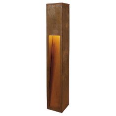 SLV BIG WHITE RUSTY SLOT 80, vonkajšie stojaca lampa, LED, 3000K, hrdzavé železo, D / Š / V 12/12/80 cm 233457