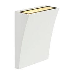 SLV BIG WHITE DELWA WIDE, vonkajšie nástenné svietidlo, LED, 3000K, IP44, biele, 7 W 1000340