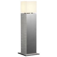 SLV BIG WHITE SQUARE POLE 60, vonkajšie stojaca lampa, TC-TSE, IP44, hranatá, nerezová oceľ 304, D / Š / V 18/18/60 cm, max. 20W 1000345