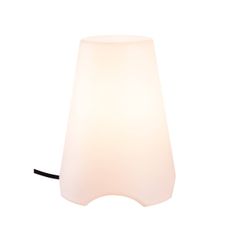 SLV BIG WHITE KIROCONE TL vonkajší stolný lampa, E27, IP44, biela, max. 60W 1001778