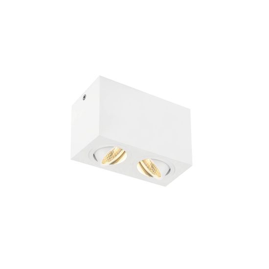 SLV BIG WHITE TRILEDO Double LED vnútorné stropné nadstavbové svietidlo, biela, 3000K, 16W 1002008