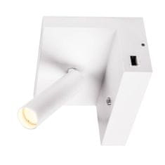 SLV BIG WHITE Karp Bedside LED vnútorné nástenné nadstavbové svietidlo, biela, 3000K 1002140