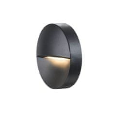 SLV BIG WHITE downunder OUT round WL, Outdoor, nástenné vstavané LED svietidlo, antracitové, 3000K 1002868