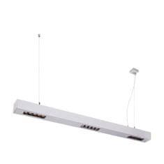 SLV BIG WHITE Q-LINE PD LED vnútorné závesné svietidlo, 1m, BAP, strieborná, 3000K 1000928