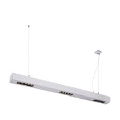 SLV BIG WHITE Q-LINE PD LED vnútorné závesné svietidlo, 1m, BAP, strieborná, 3000K 1000934