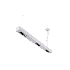 SLV BIG WHITE Q-LINE PD LED vnútorné závesné svietidlo, 1m, BAP, strieborná, 3000K 1000934