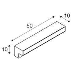 SLV BIG WHITE L-LINE OUT 60 F vonkajšie LED stojacie svietidlo antracit CCT switch 3000/4000 K 1003535