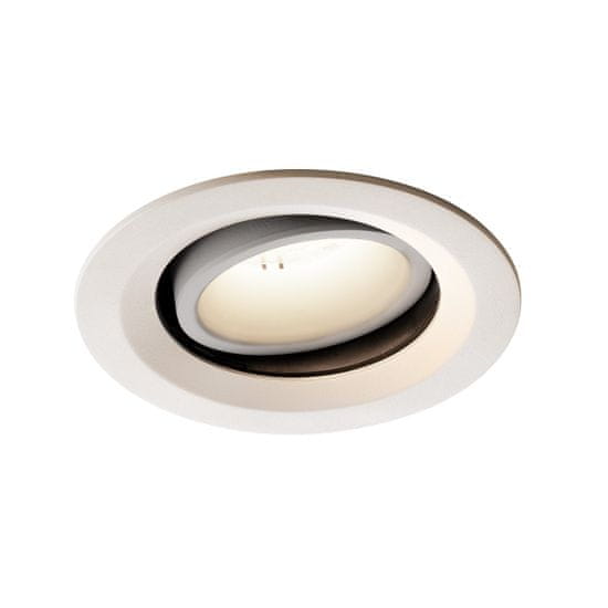 SLV BIG WHITE NUMINOS MOVE DL M vnútorné LED zápustné stropné svietidlo biela/biela 4000 K 20° otočné a výkyvné 1003614