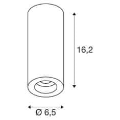 SLV BIG WHITE NUMINOS CL DALI S vnútornou LED prisadené stropné svietidlo biela/čierna 3000 K 60° 1004424