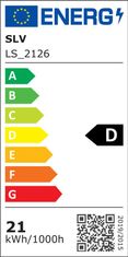 SLV BIG WHITE SIMA vnútorné LED nástenné a stropné prisadené svietidlo biele 3000 K hranaté stmievateľné 1005087