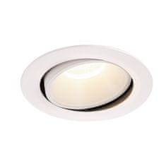 SLV BIG WHITE NUMINOS MOVE DL XL vnútorné LED zápustné stropné svietidlo biela/biela 4000 K 55° otočné a výkyvné 1003764