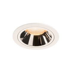 SLV BIG WHITE NUMINOS DL L vnútorné LED zápustné stropné svietidlo biela/chróm 2700 K 20° 1003927