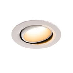 SLV BIG WHITE NUMINOS MOVE DL L vnútorné LED zápustné stropné svietidlo biela/biela 2700 K 40° otočné a výkyvné 1003641