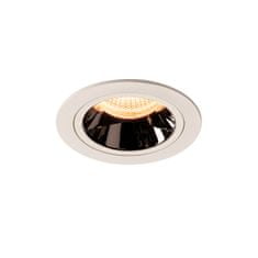 SLV BIG WHITE NUMINOS DL M vnútorné LED zápustné stropné svietidlo biela/chróm 2700 K 20° vrátane listových pružín 1003855