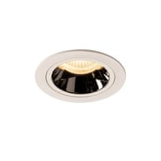 SLV BIG WHITE NUMINOS DL M vnútorné LED zápustné stropné svietidlo biela/chróm 3000 K 20° vrátane listových pružín 1003879