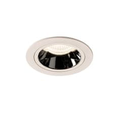 SLV BIG WHITE NUMINOS DL M vnútorné LED zápustné stropné svietidlo biela/chróm 4000 K 40° vrátane listových pružín 1003906