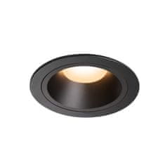 SLV BIG WHITE NUMINOS DL L vnútorné LED zápustné stropné svietidlo čierna/čierna 2700 K 40° 1003916