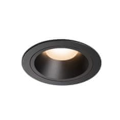 SLV BIG WHITE NUMINOS DL L vnútorné LED zápustné stropné svietidlo čierna/čierna 3000 K 55° 1003943