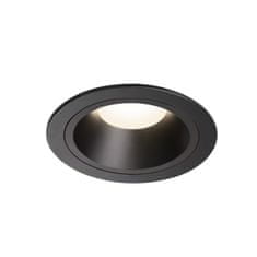 SLV BIG WHITE NUMINOS DL L vnútorné LED zápustné stropné svietidlo čierna/čierna 4000 K 40° 1003964