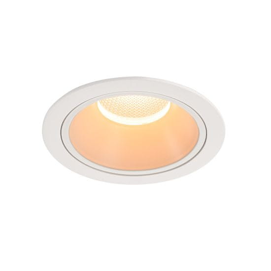 SLV BIG WHITE NUMINOS DL XL vnútorné LED zápustné stropné svietidlo biela/biela 2700 K 40° 1004001